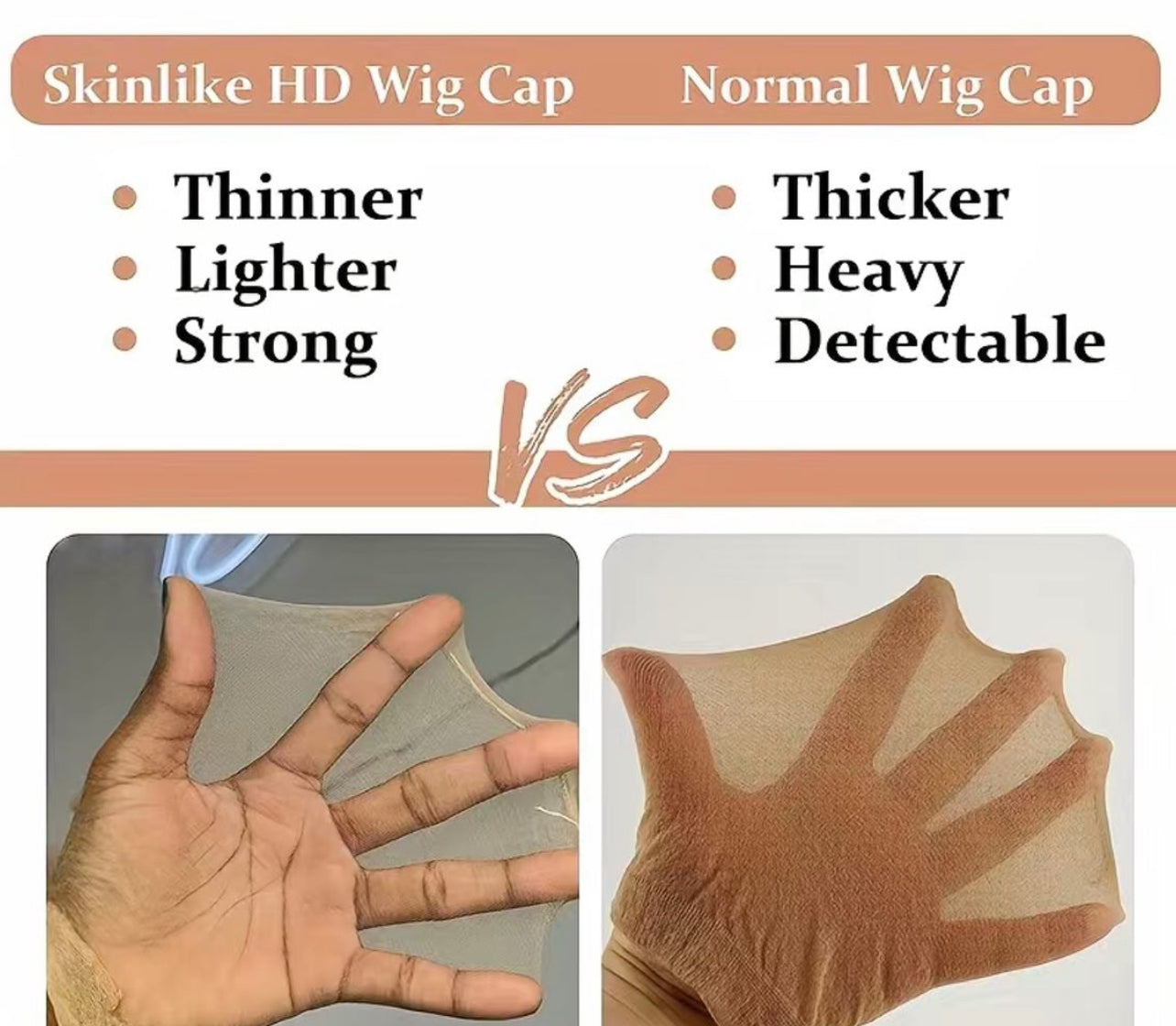 HD wig cap