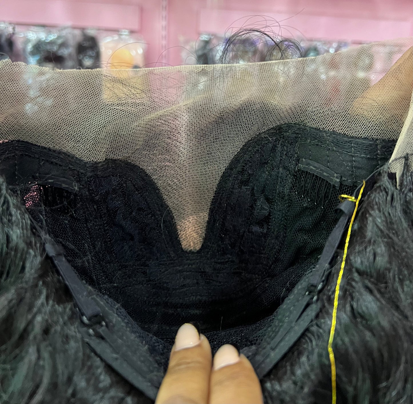 UNIT NAME MIAMI, T-PART PREMIUM MIX FIBER UNIT ( human blend ) HD LACE FRONT WIG