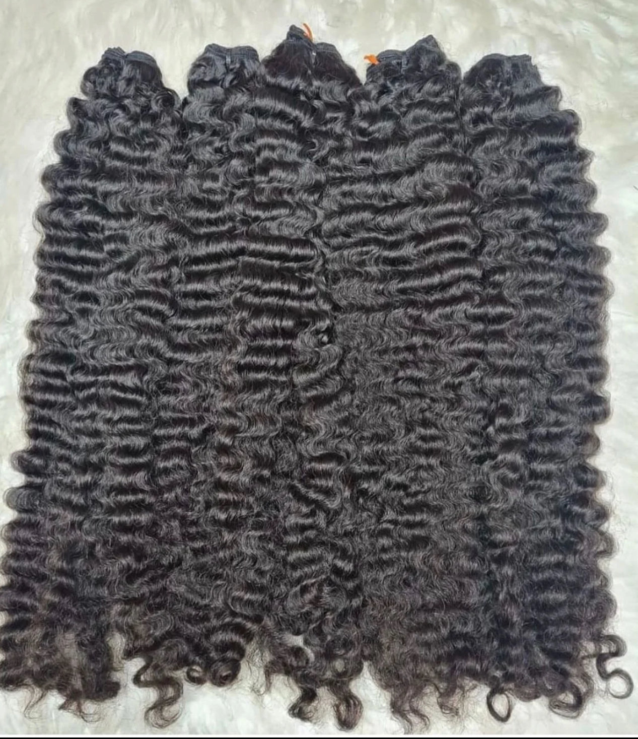 Raw bermese curly 100% human hair bundles