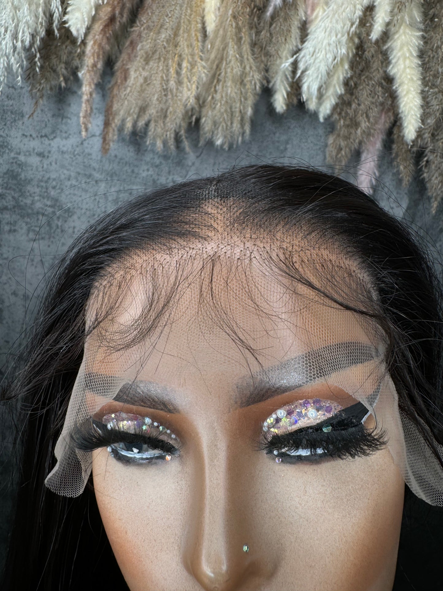 UNIT NAME : ADA 13x6x2 premium mix fiber (human blend) lace front wig