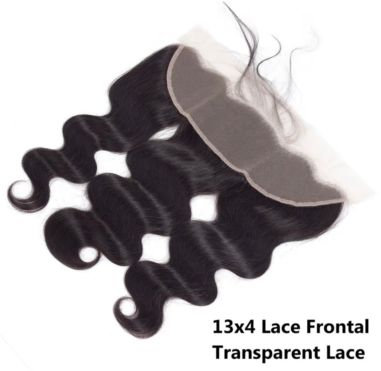 13x4 Lace Frontal body wave Transparent Lace Frontal Human Hair Pre Plucked Invisible Lace Frontals