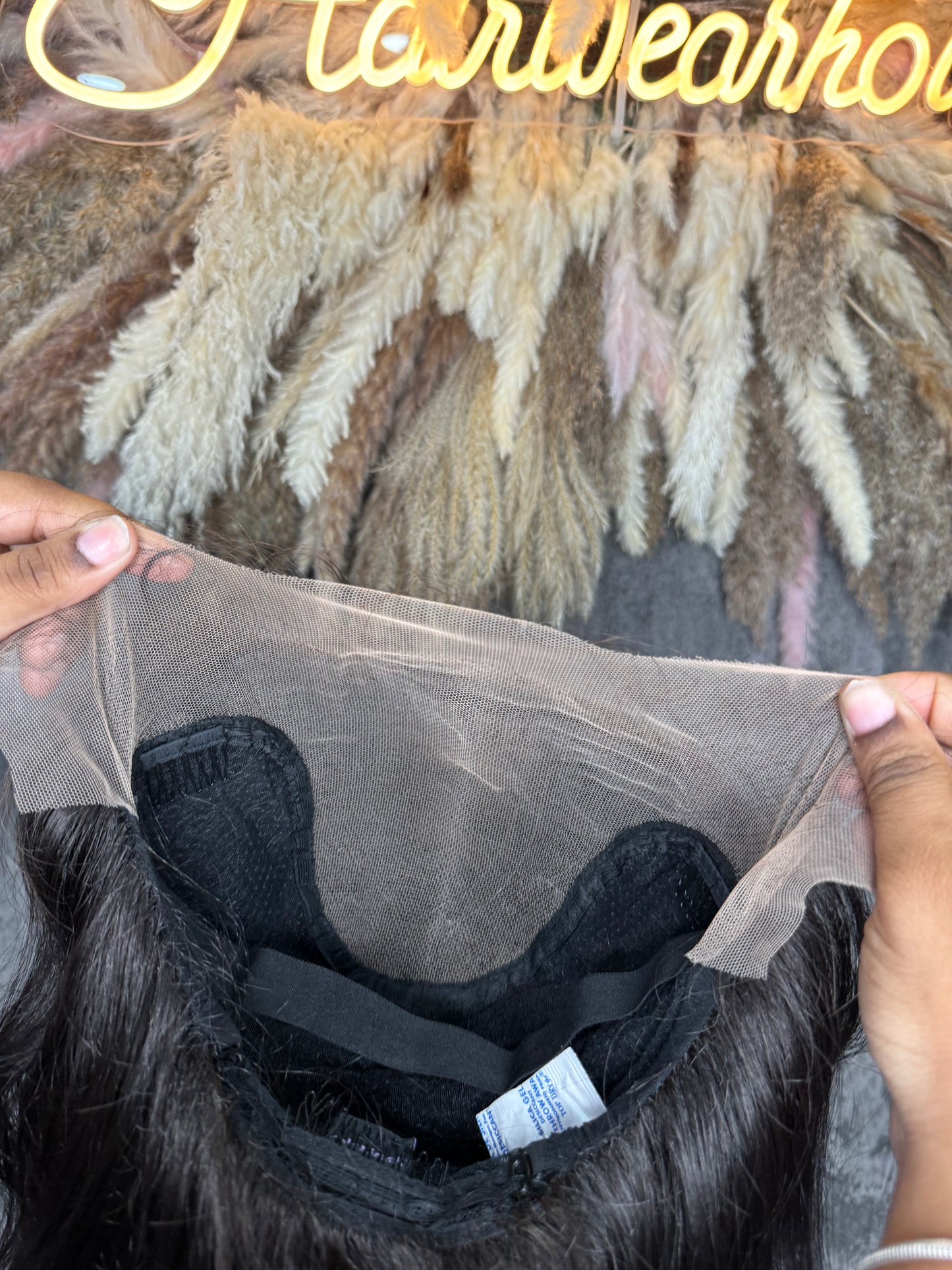 UNIT NAME : JREAM, 13x6x2 PREMIUM MIX FIBER UNIT ( human blend ) HD LACE FRONT WIG .