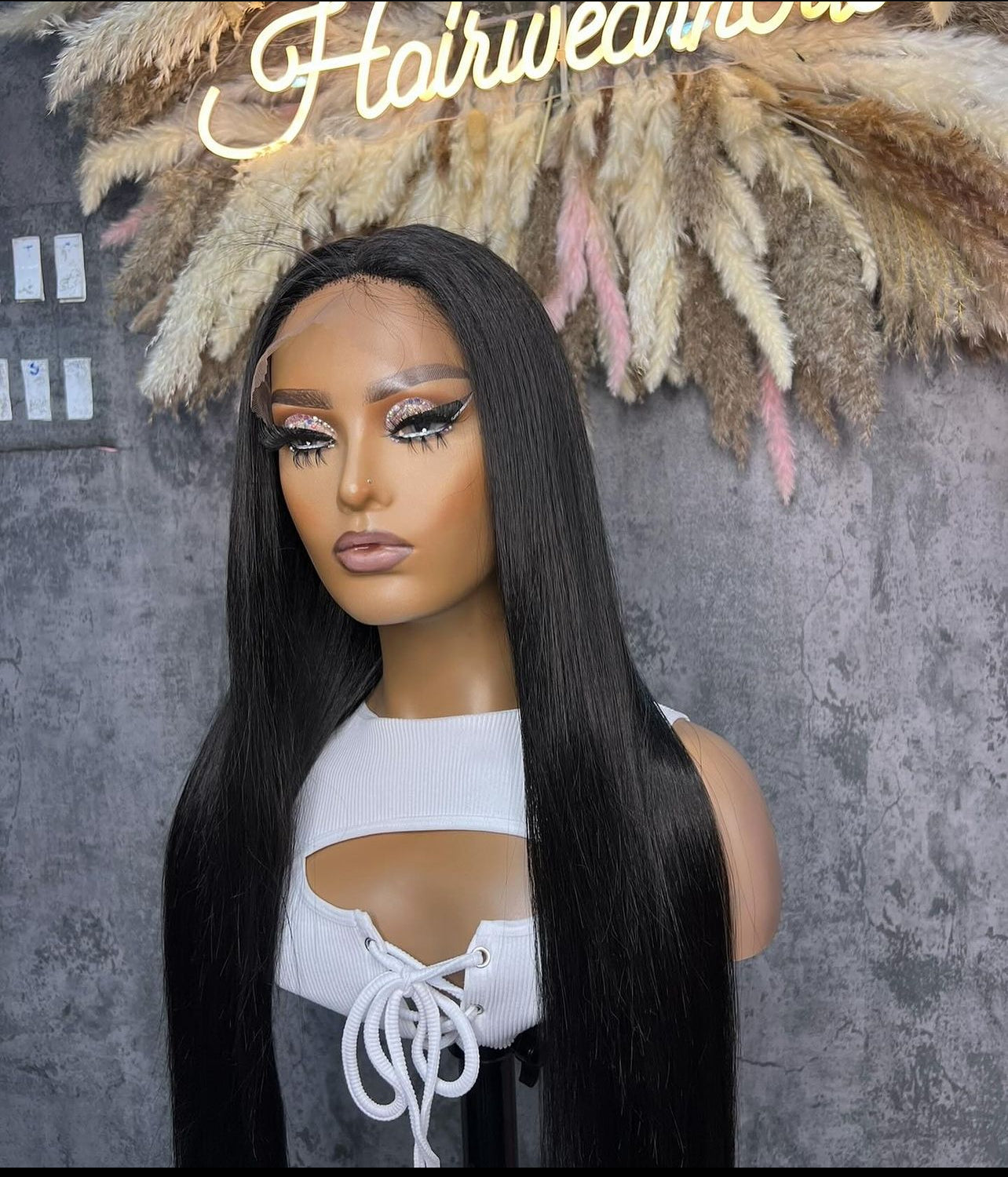 UNIT NAME: LINDA, T-PART PREMIUM MIX FIBER UNIT ( human blend ) WIG