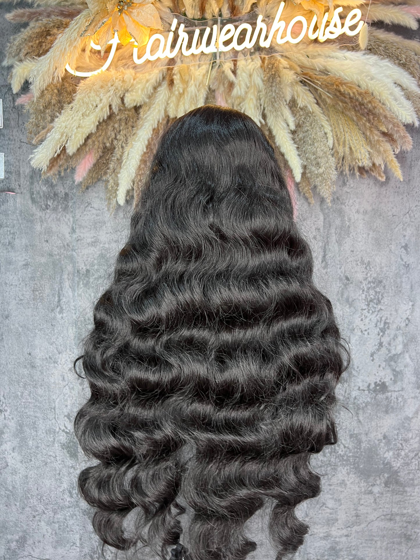 UNIT NAME: TAMMY T- PART PREMIUM MIX FIBER (human blend ) HD LACE FRONT Wig