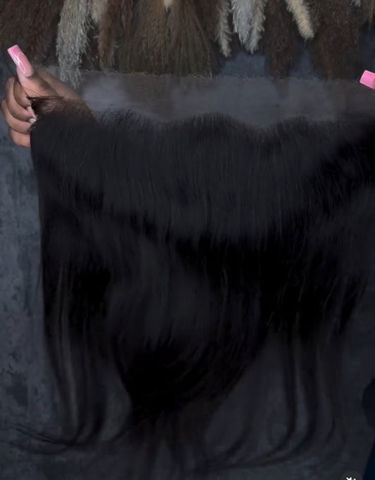 100% virgins human HD 13x4 straight frontal