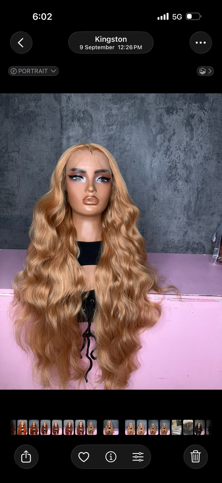 UNIT NAME HONEY : 13x6x2 PREMIUM MIX FIBER ( HUMAN BLEND )HD LACE FRONT WIG