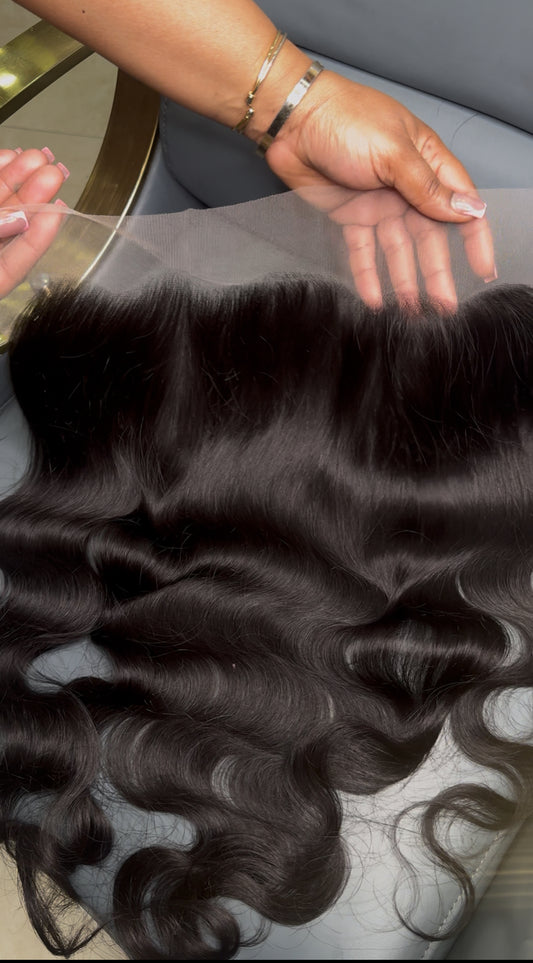 13x6 Vietnamese Bodywave Frontal (TRANSPARENT LACE)