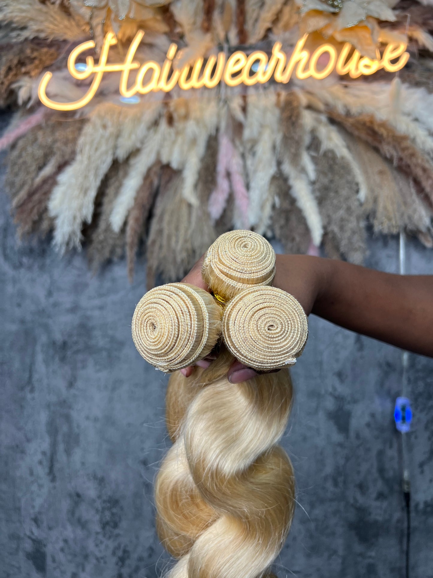 100% Blonde Human Body Wave Bundles