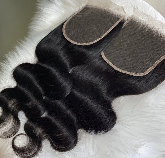 5x5 Vietnamese Bodywave Closure (TRANSPARENT LACE)