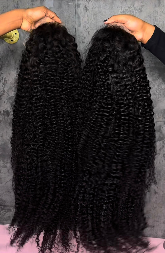 210% Density 13x6 Jerry Curl  wig