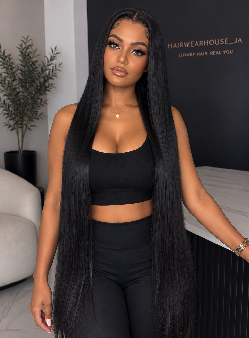 UNIT NAME KENYA : 13x6x2 PREMIUM MIX FIBER ( HUMAN BLEND )HD LACE FRONT WIG